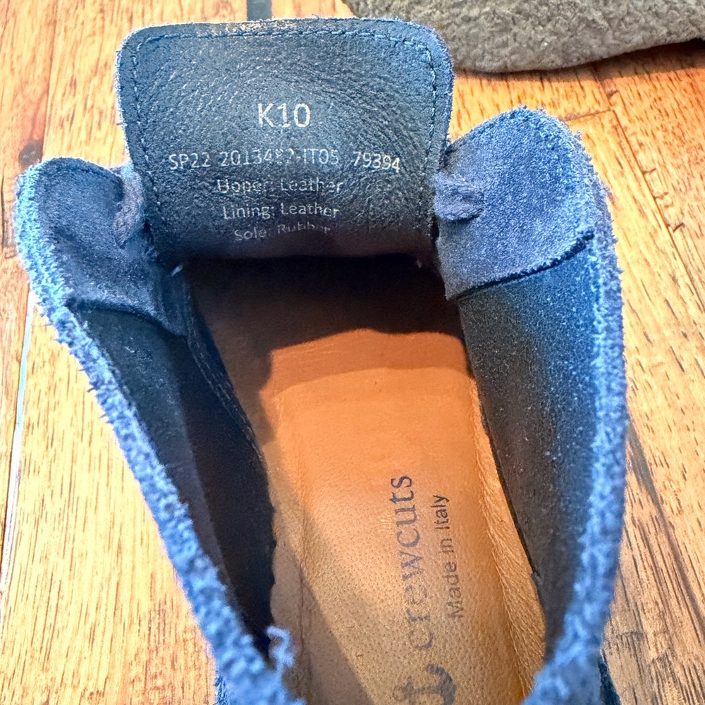 J.Crew Boys Navy Suede Boots - Picture 5 of 5